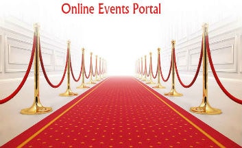 events management website designing and development