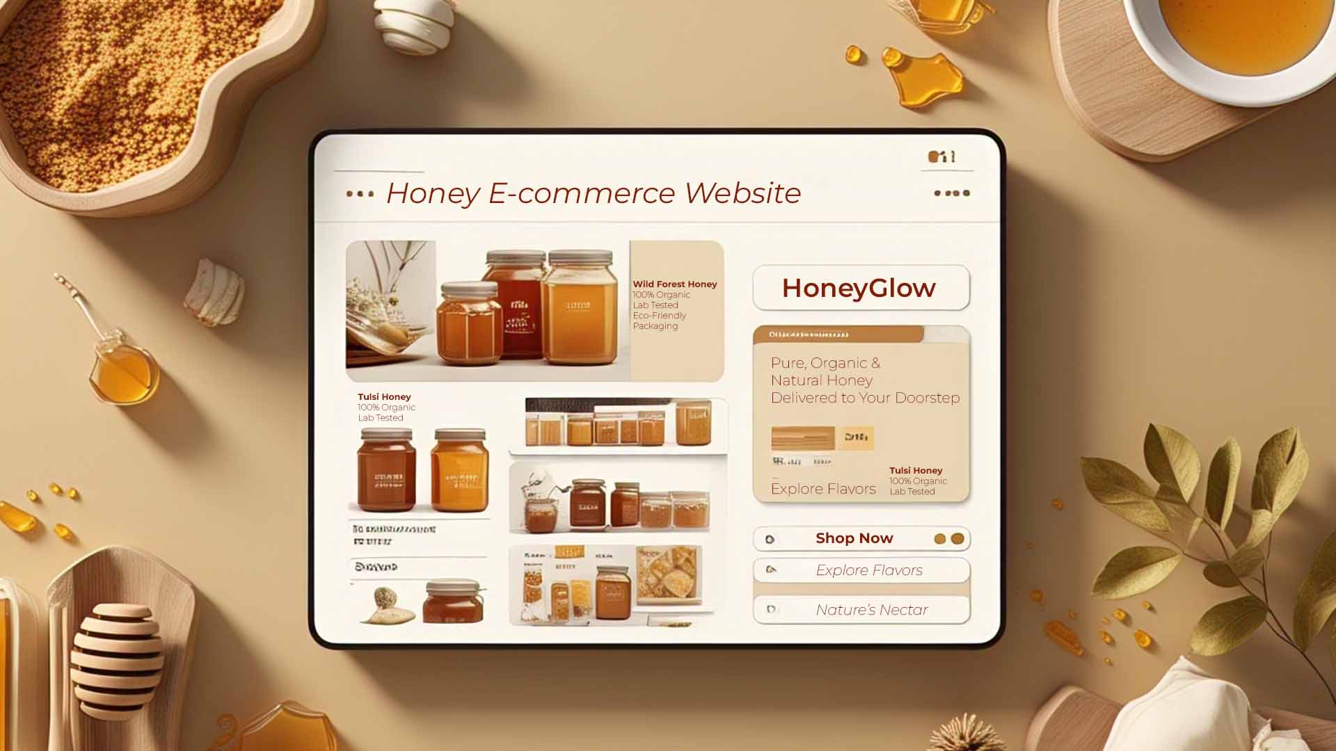 Honey Ecommerce — Spark Infosys portfolio