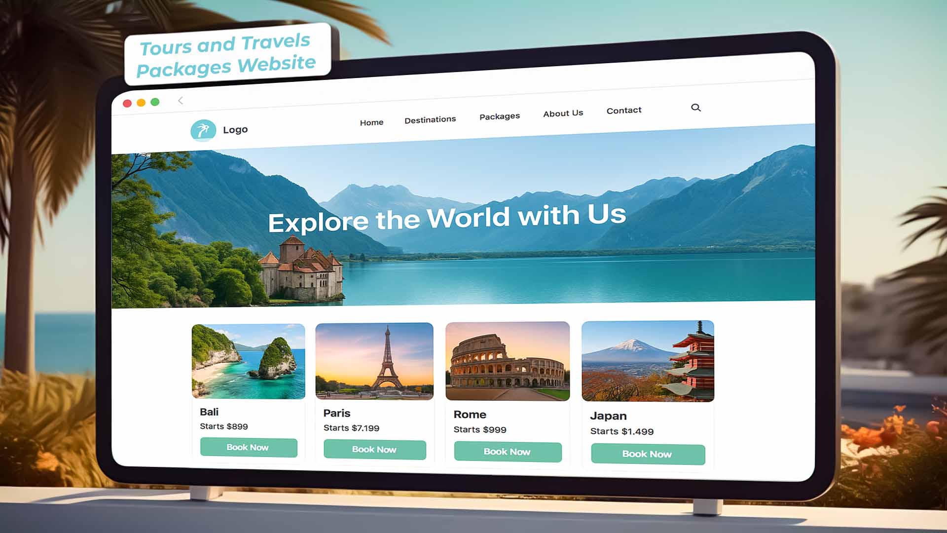 Srinivasa Tours and Travels — Spark Infosys portfolio