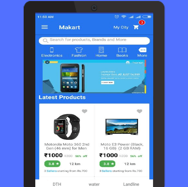 Makart App — Spark Infosys portfolio