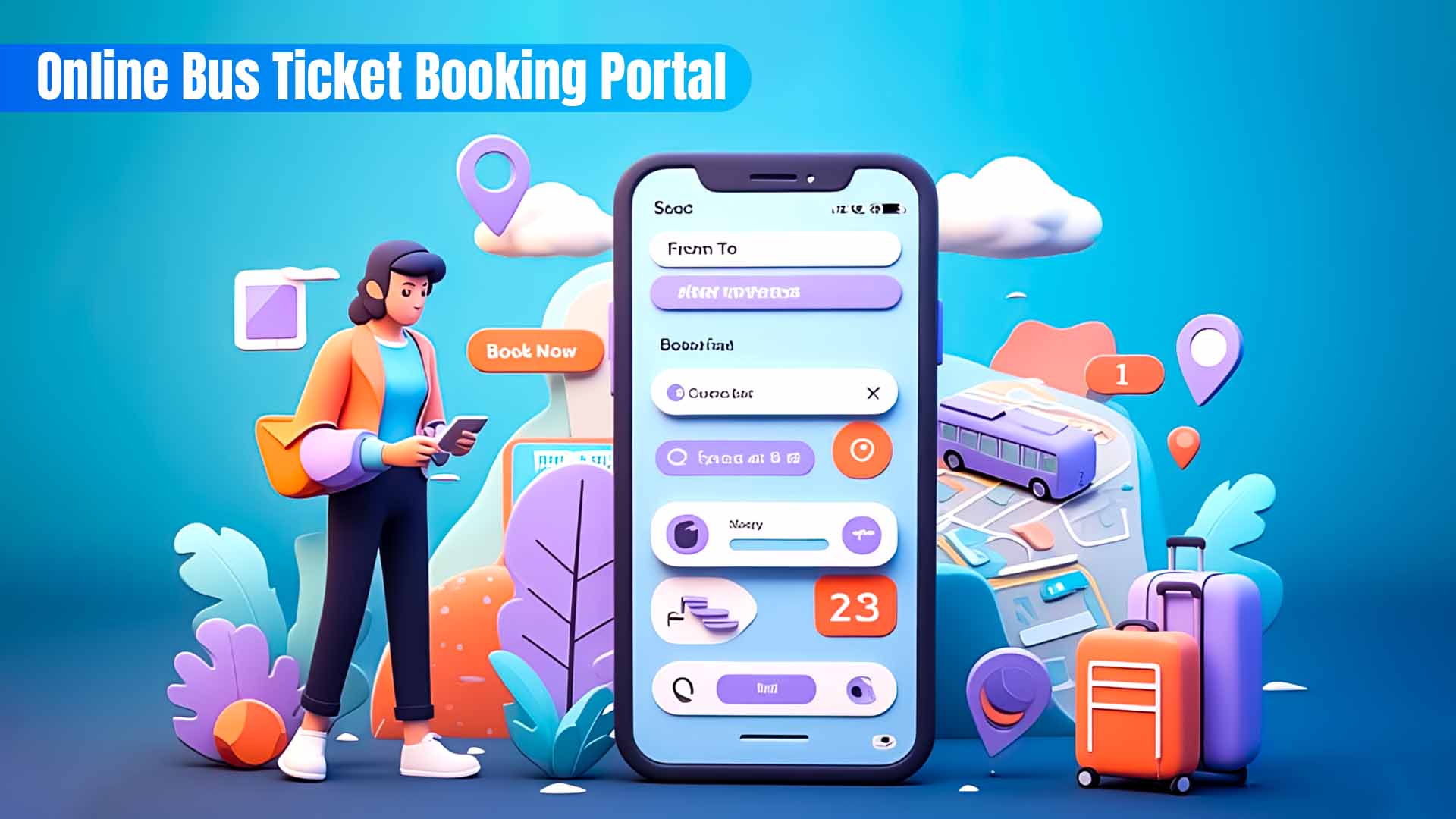 bus tickets booking website designing and development