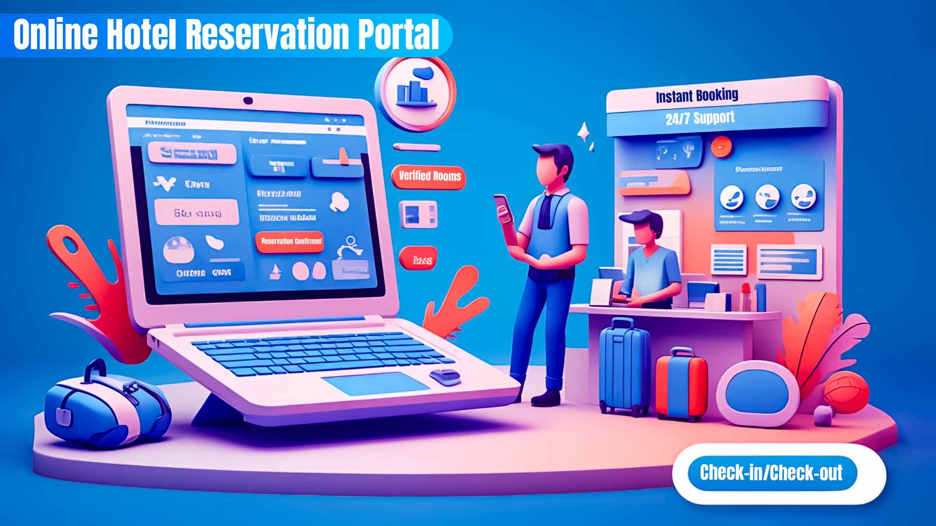 online hotel reservation website designing and development